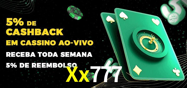 Promoções do cassino ao Vivo Xx777
